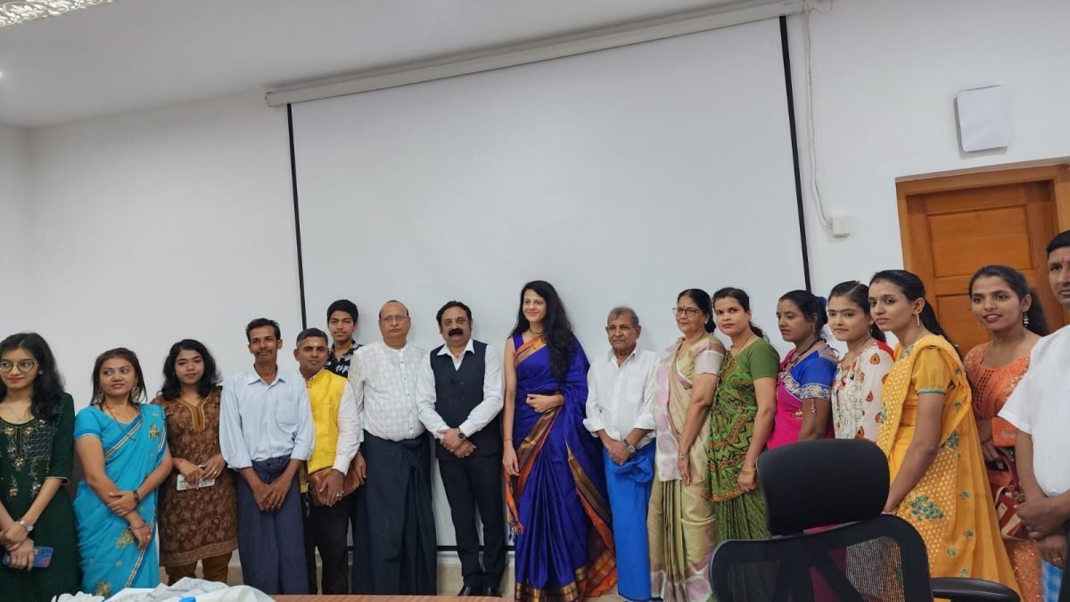 डॉ.हर्षा त्रिवेदी का म्यानमार के यांगून भारतीय दूतावास (Indian Embassy) में उद्बोधन |